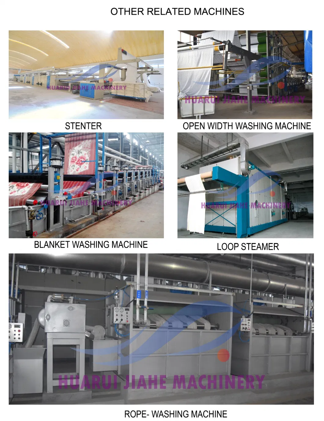 Textile Finishing Stenter Machine Used for Open Knitting and Woven Fabric Best Price Gas Burner Heat Setting Textile Stenter Machine
