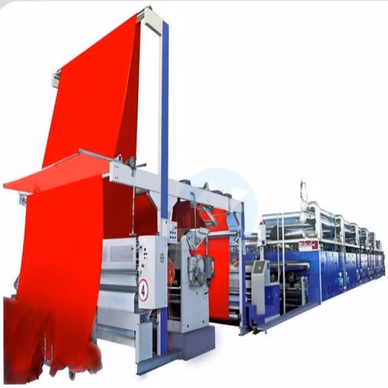 Flannelette Drying and Setting Use Steam Heating System Textile Stenter Machine for Finishing